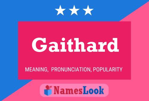 ملصق اسم Gaithard