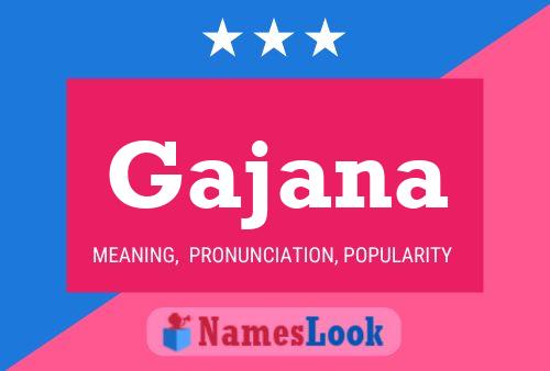 ملصق اسم Gajana