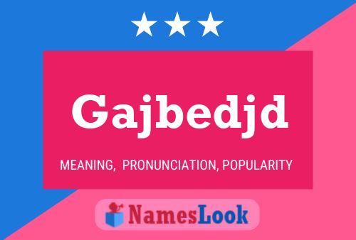 ملصق اسم Gajbedjd