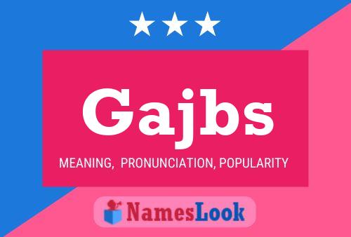 ملصق اسم Gajbs