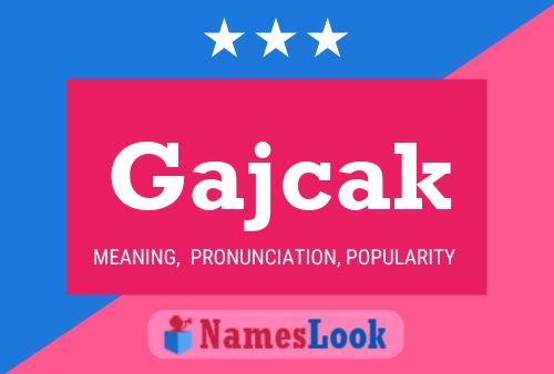 ملصق اسم Gajcak