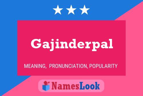 ملصق اسم Gajinderpal