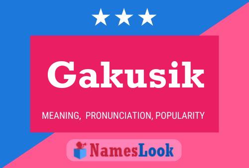 ملصق اسم Gakusik