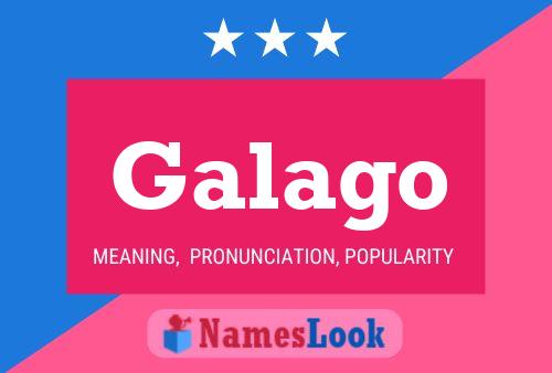 ملصق اسم Galago