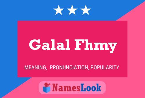 ملصق اسم Galal Fhmy