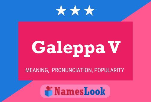 ملصق اسم Galeppa V