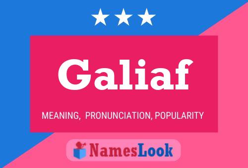 ملصق اسم Galiaf