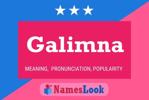 ملصق اسم Galimna