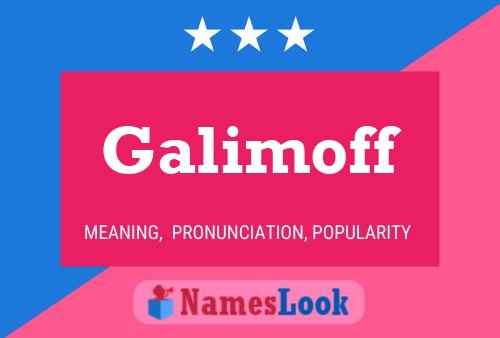 ملصق اسم Galimoff