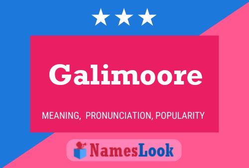 ملصق اسم Galimoore