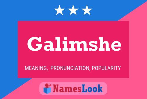 ملصق اسم Galimshe