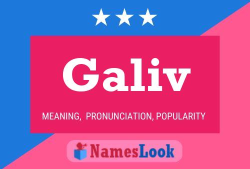 ملصق اسم Galiv