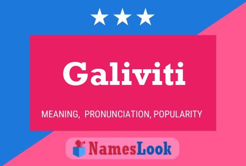 ملصق اسم Galiviti