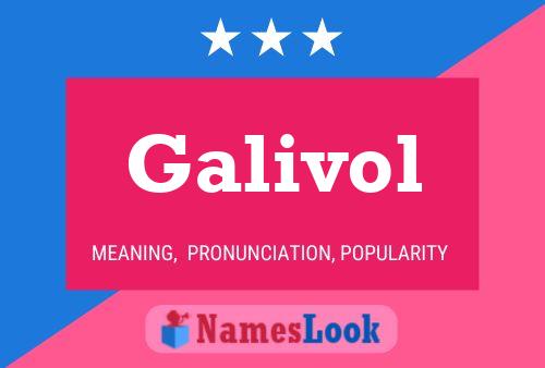 ملصق اسم Galivol