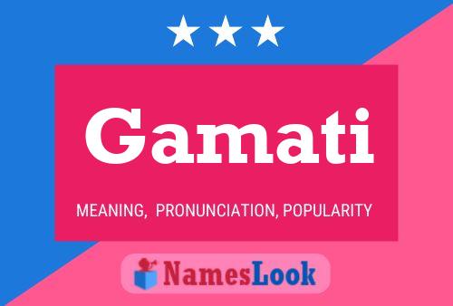 ملصق اسم Gamati