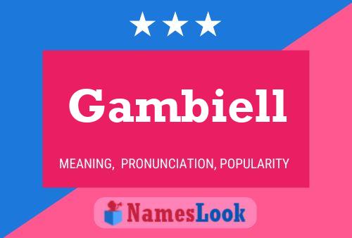 ملصق اسم Gambiell