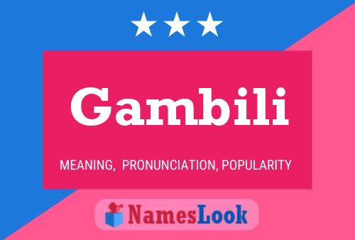 ملصق اسم Gambili