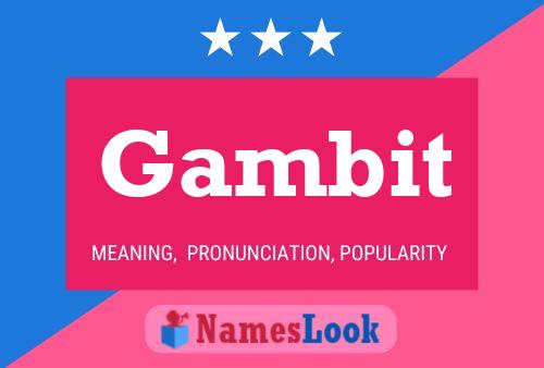 ملصق اسم Gambit