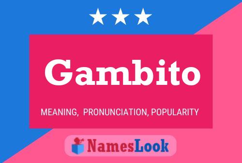 ملصق اسم Gambito