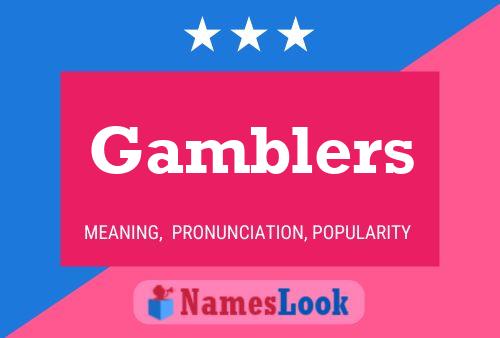 ملصق اسم Gamblers