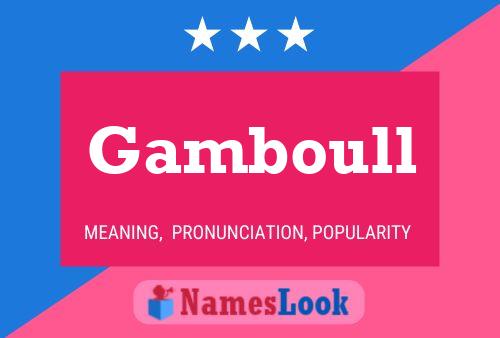 ملصق اسم Gamboull