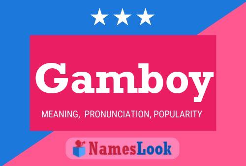 ملصق اسم Gamboy