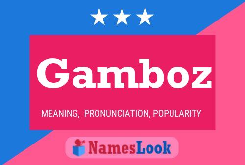 ملصق اسم Gamboz