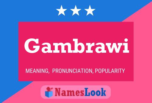 ملصق اسم Gambrawi