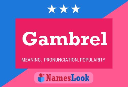 ملصق اسم Gambrel