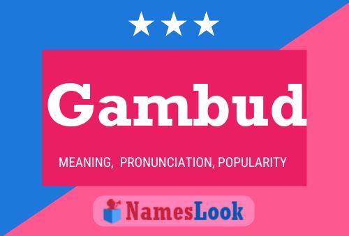 ملصق اسم Gambud