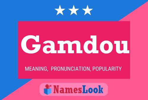 ملصق اسم Gamdou