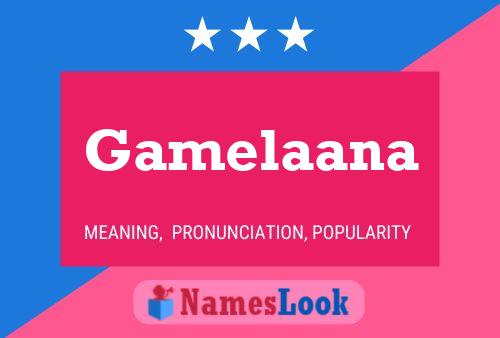 ملصق اسم Gamelaana