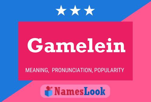 ملصق اسم Gamelein