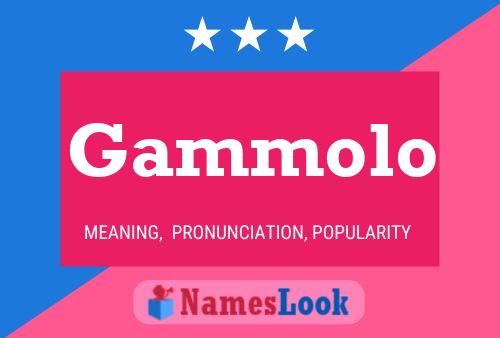 ملصق اسم Gammolo