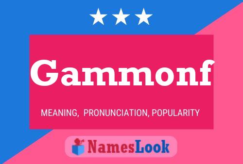 ملصق اسم Gammonf