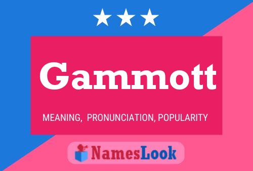 ملصق اسم Gammott