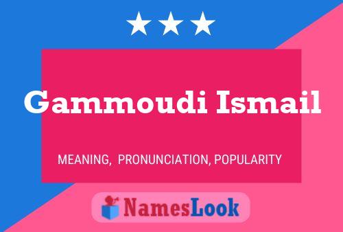 ملصق اسم Gammoudi Ismail