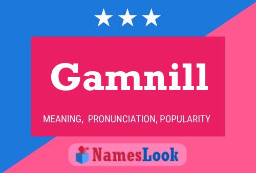 ملصق اسم Gamnill