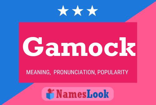 ملصق اسم Gamock