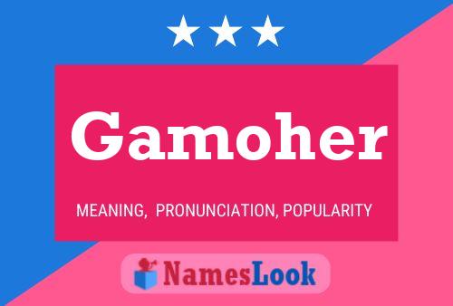 ملصق اسم Gamoher