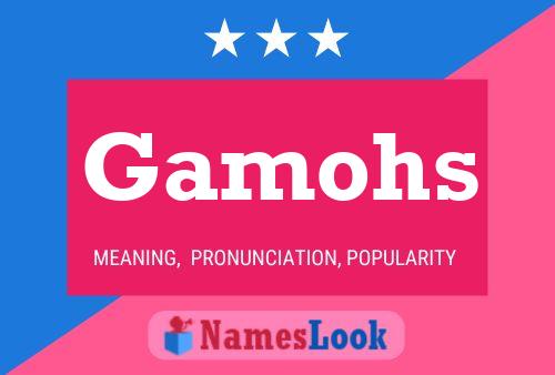 ملصق اسم Gamohs