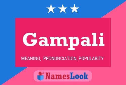 ملصق اسم Gampali