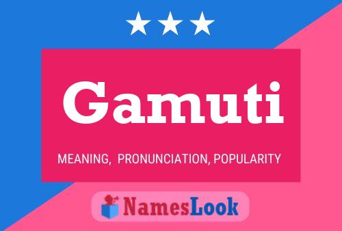 ملصق اسم Gamuti