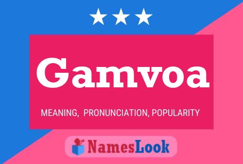 ملصق اسم Gamvoa