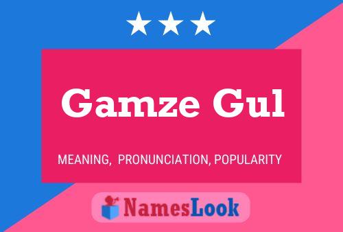 ملصق اسم Gamze Gul