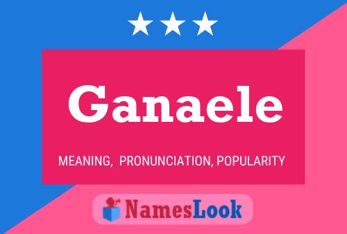 ملصق اسم Ganaele