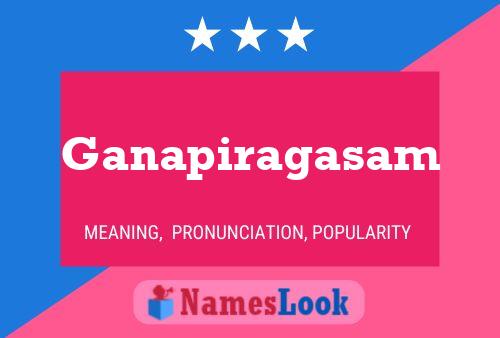 ملصق اسم Ganapiragasam