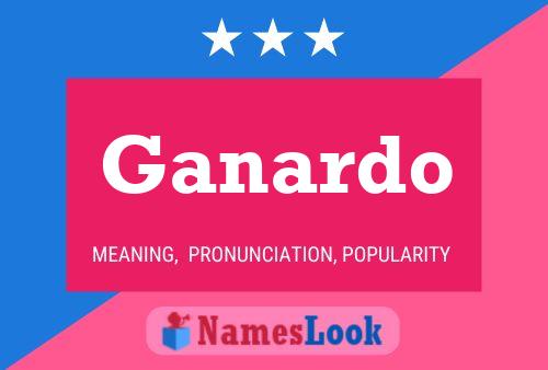 ملصق اسم Ganardo