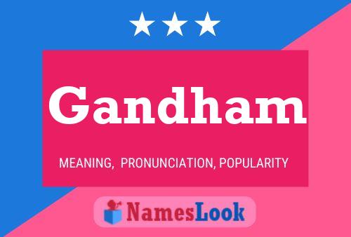 ملصق اسم Gandham