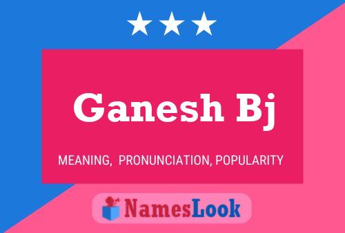 ملصق اسم Ganesh Bj